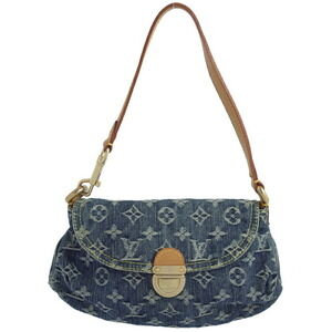Louis Vuitton Monogram Denim Pleaty Semi Shoulder Bag